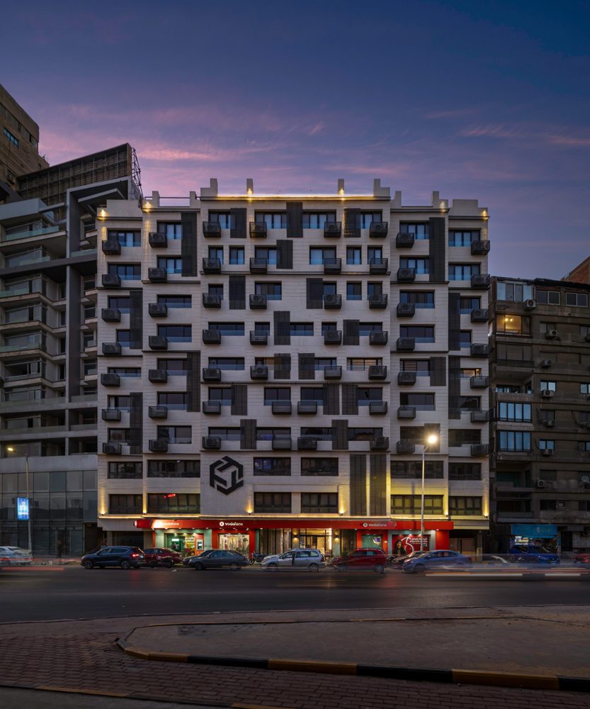 T-CAP office building with the Vodafone shop on the ground floor