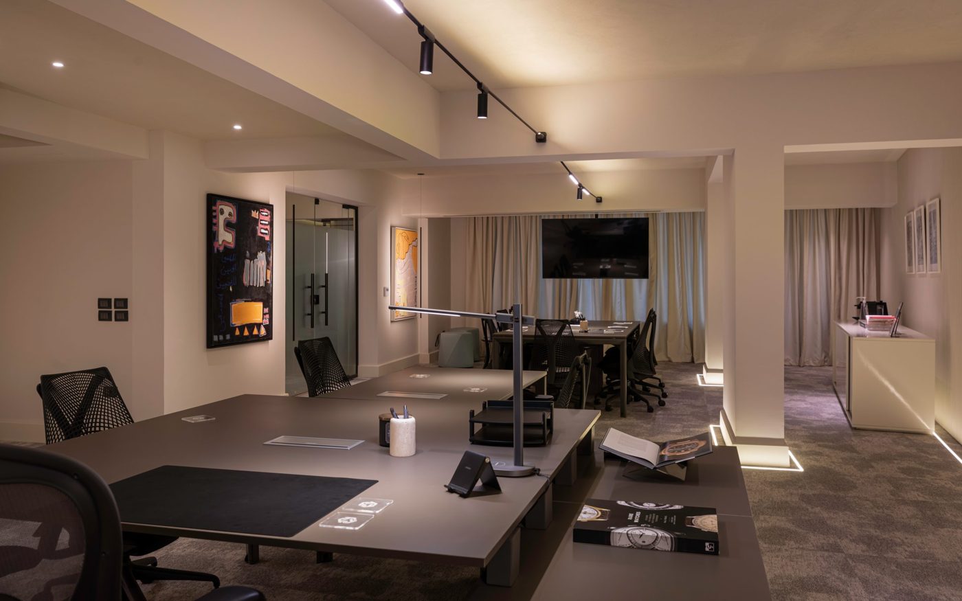 Tgroup office lounge and meeting space