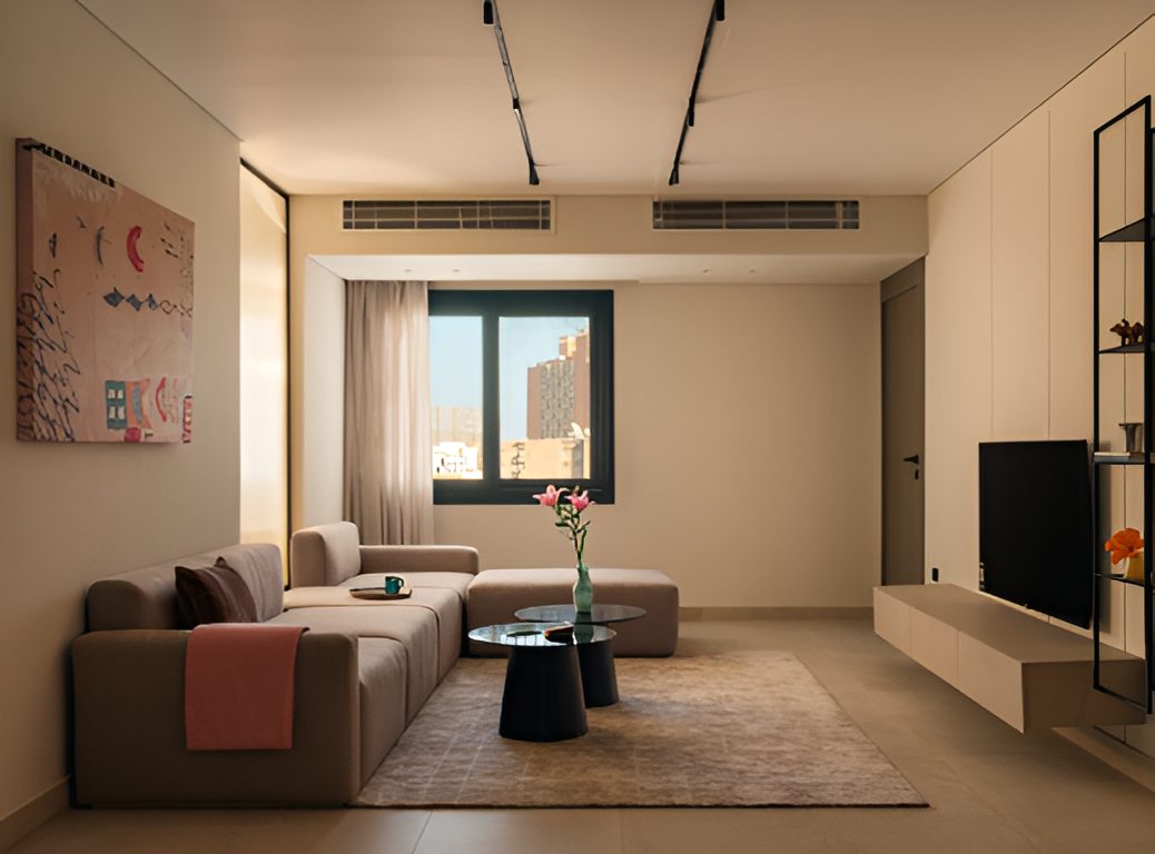 Residential living area in the real estate portfolio